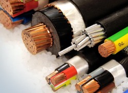 Industrial cables for electricity networks