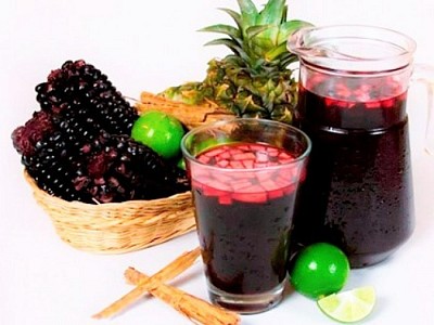 Purple Corn drink (Chicha Morada)